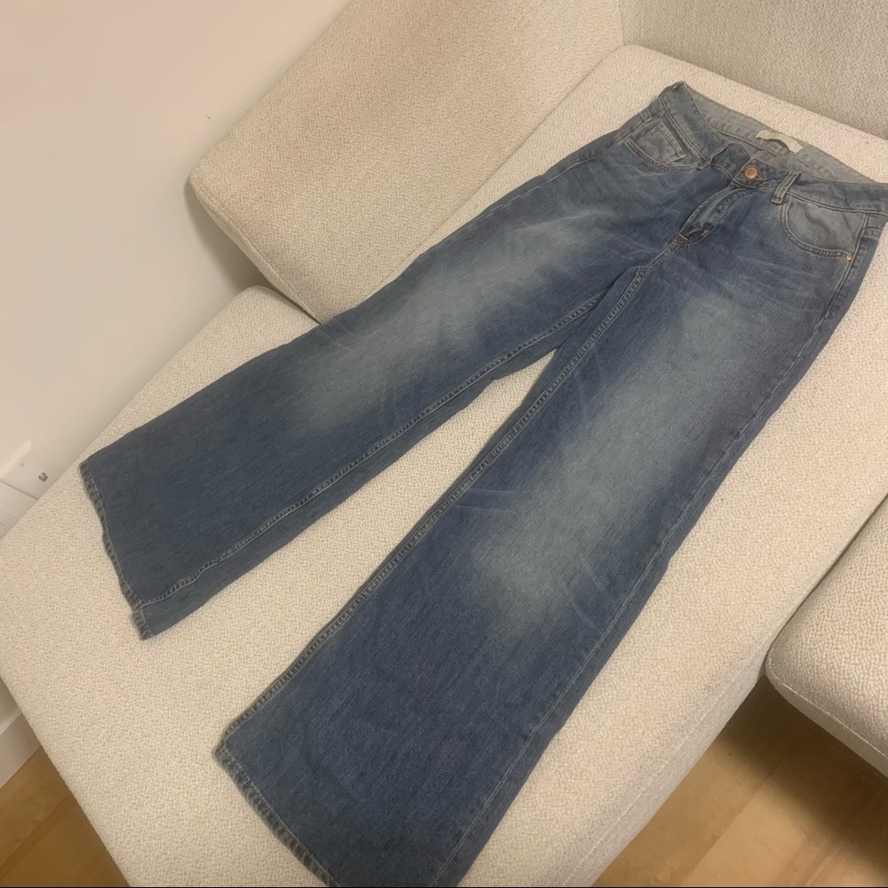 Zara Basic Straight Denim Jeans ‘Z1975’ US 6